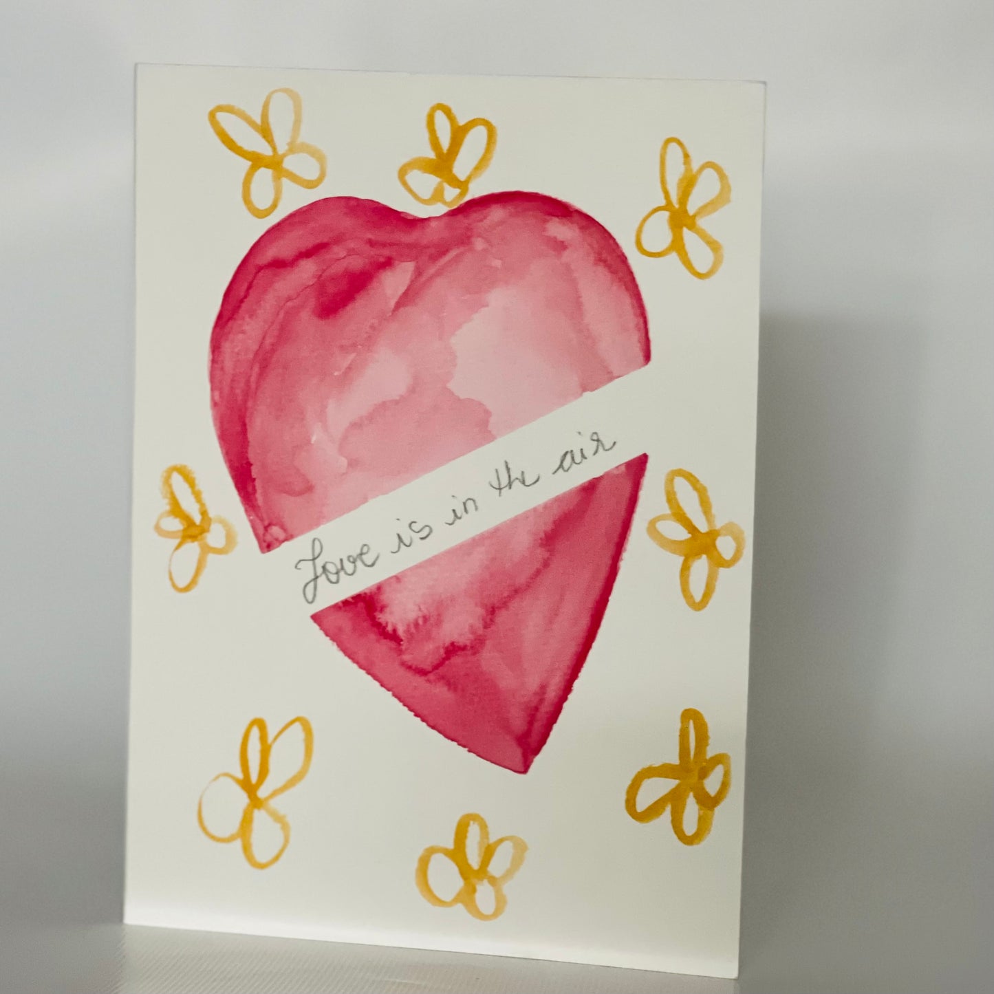 Love hand painted cards