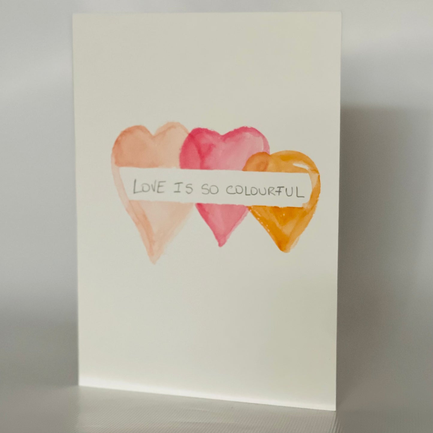 Love hand painted cards