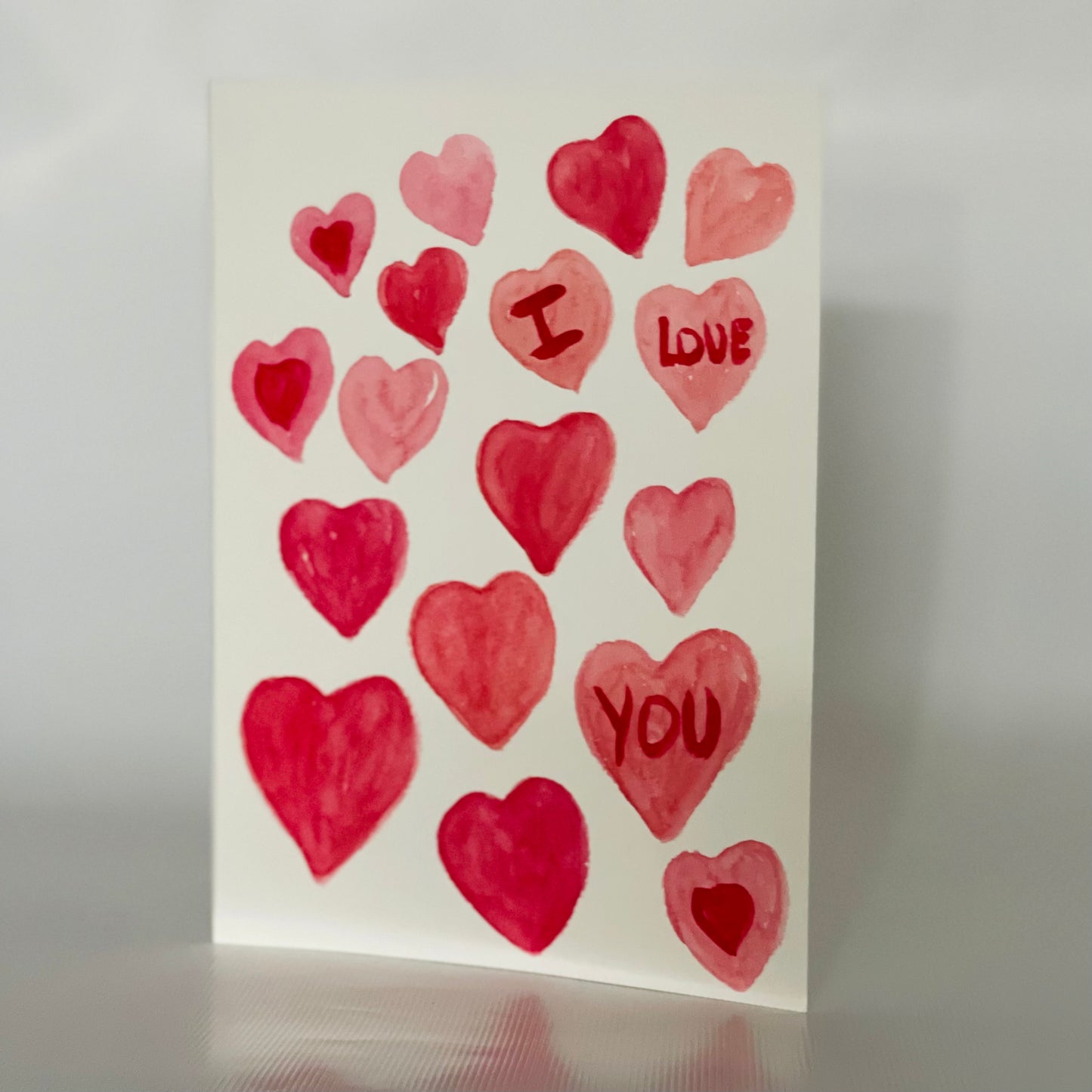Love hand painted cards