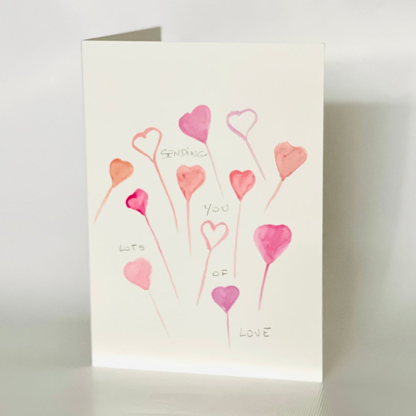 Love hand painted cards