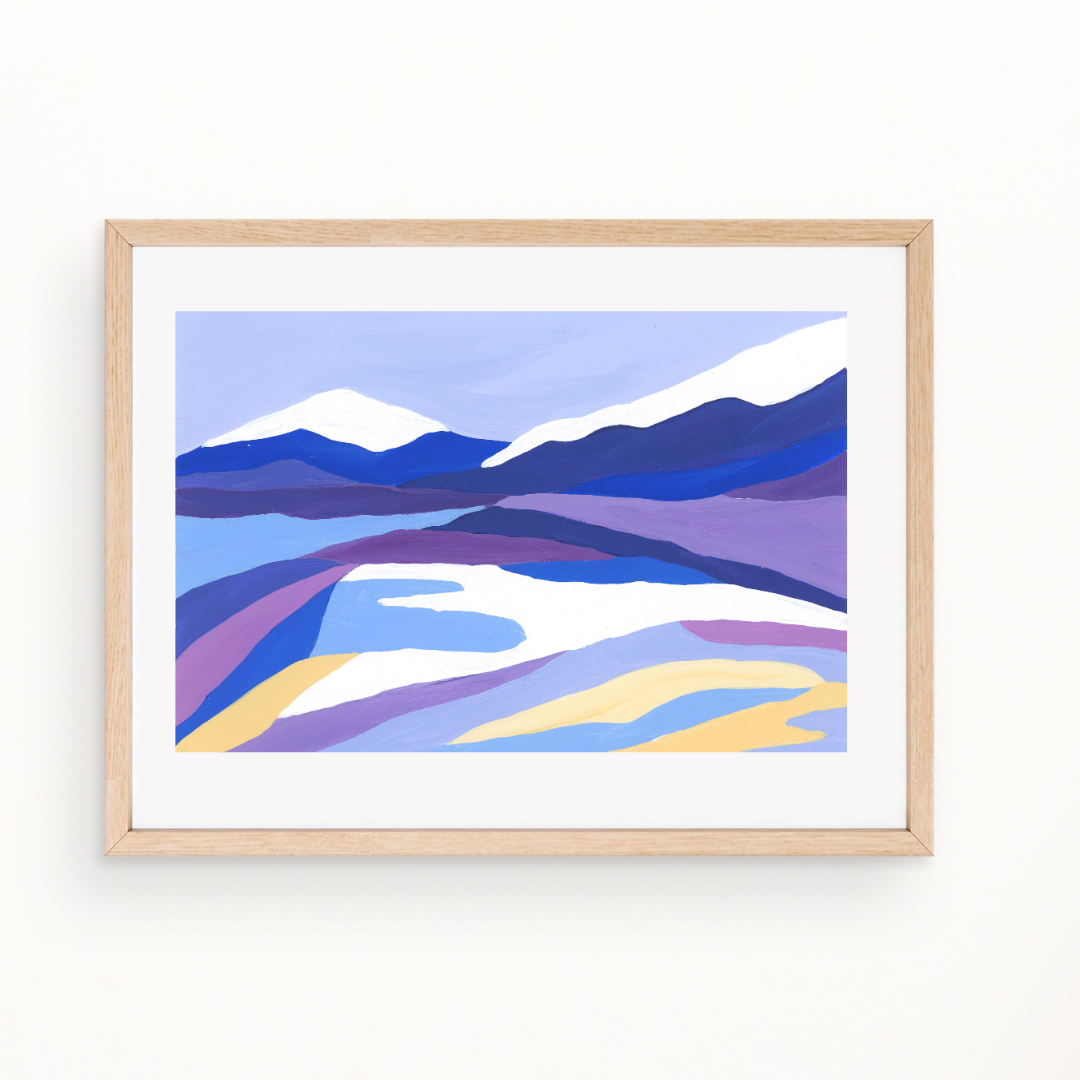Snowy Mountains 1 - Limited Edition Print