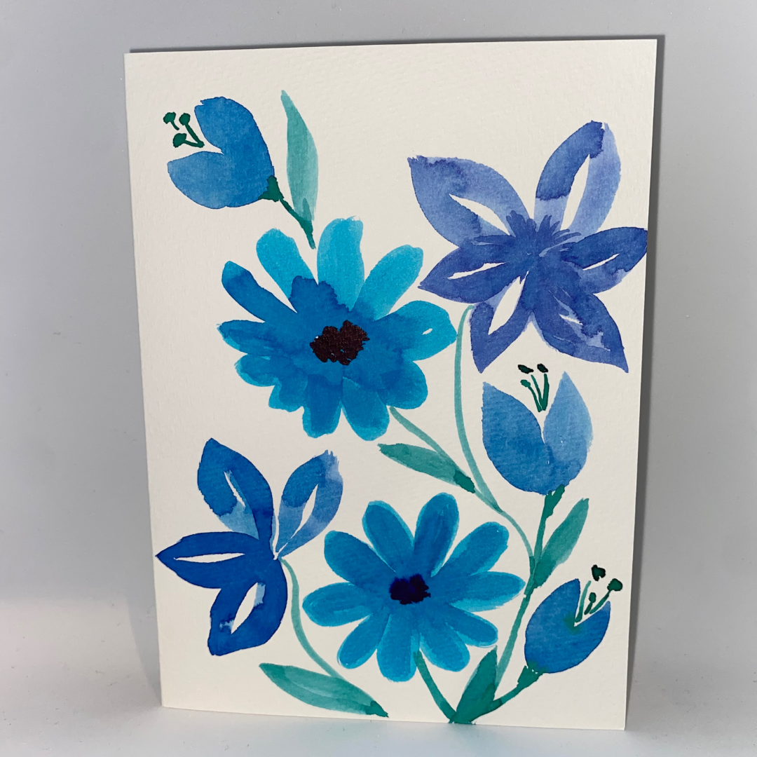 Flowers Postcards series 01