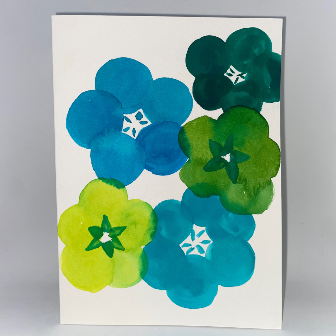 Flowers Postcards series 02