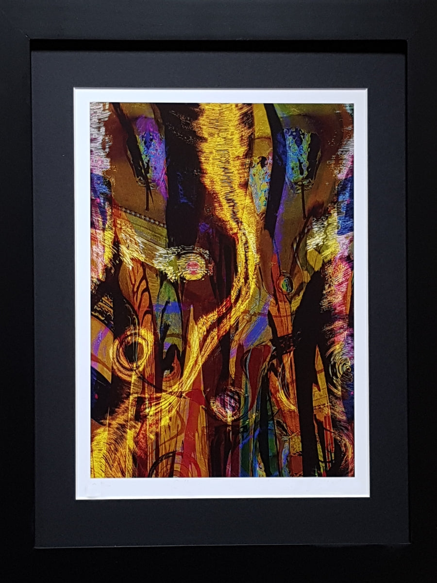 Silk scarves in the breeze