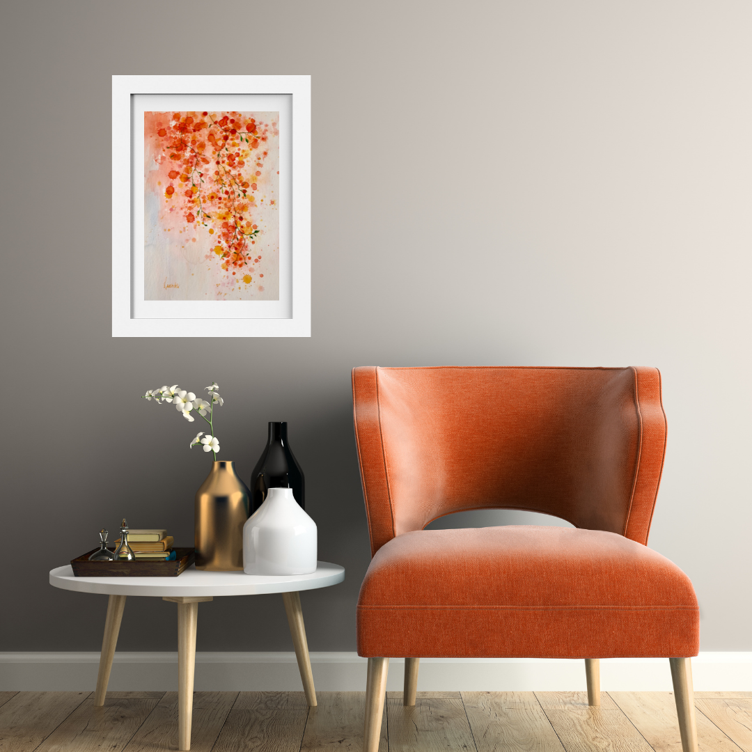 Summer Blooms - Tangerine
