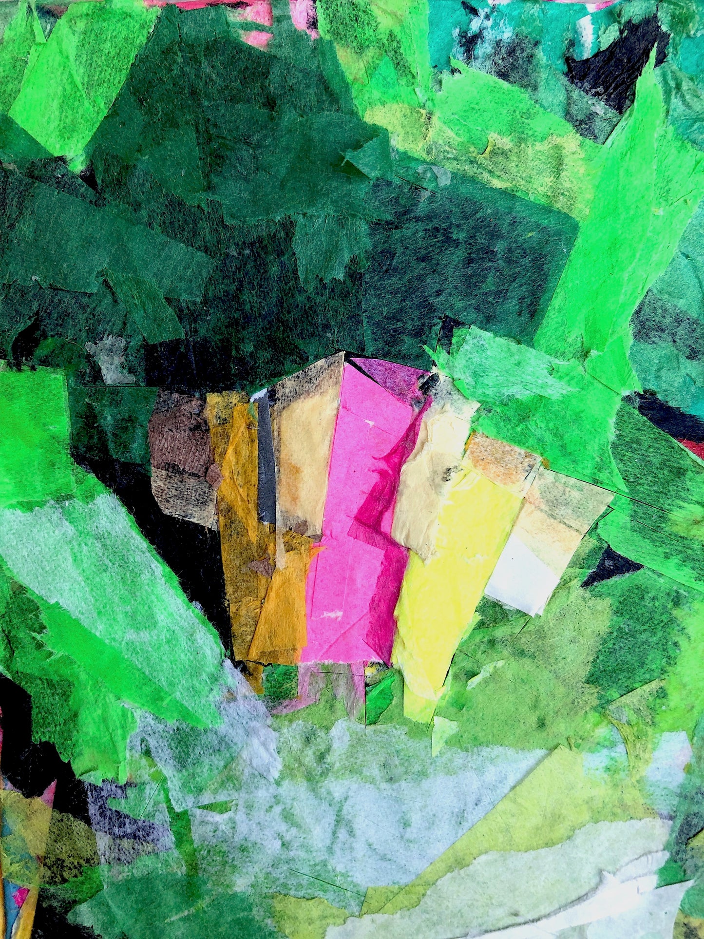 Yellow Origami Shirt Collage