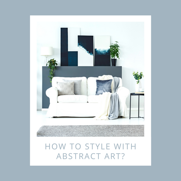 How to style with abstract art?