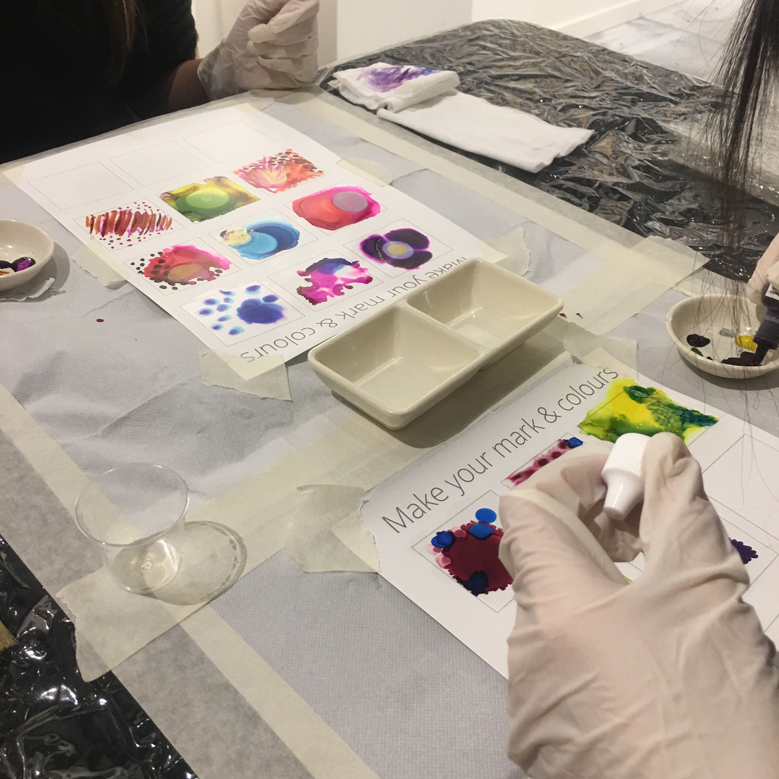 Introduction to Alcohol Ink – THE SPACE gallery & Art Class