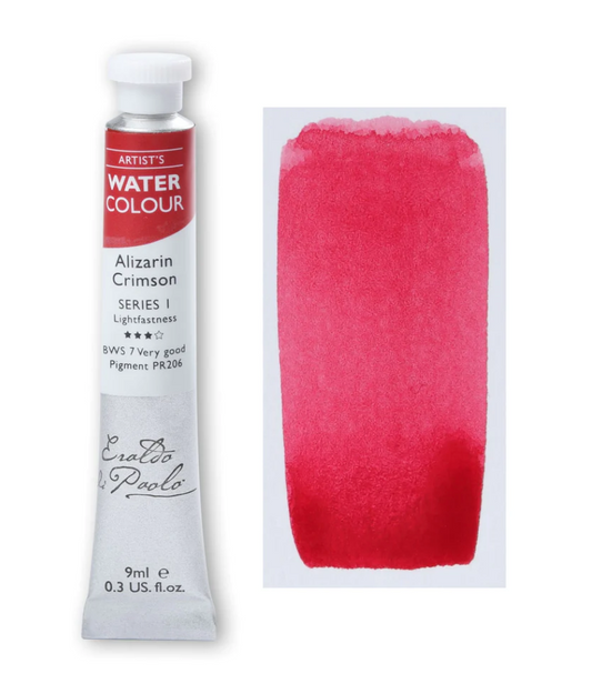 Eraldo di Paolo Watercolour Alizarin Crimson 9ml