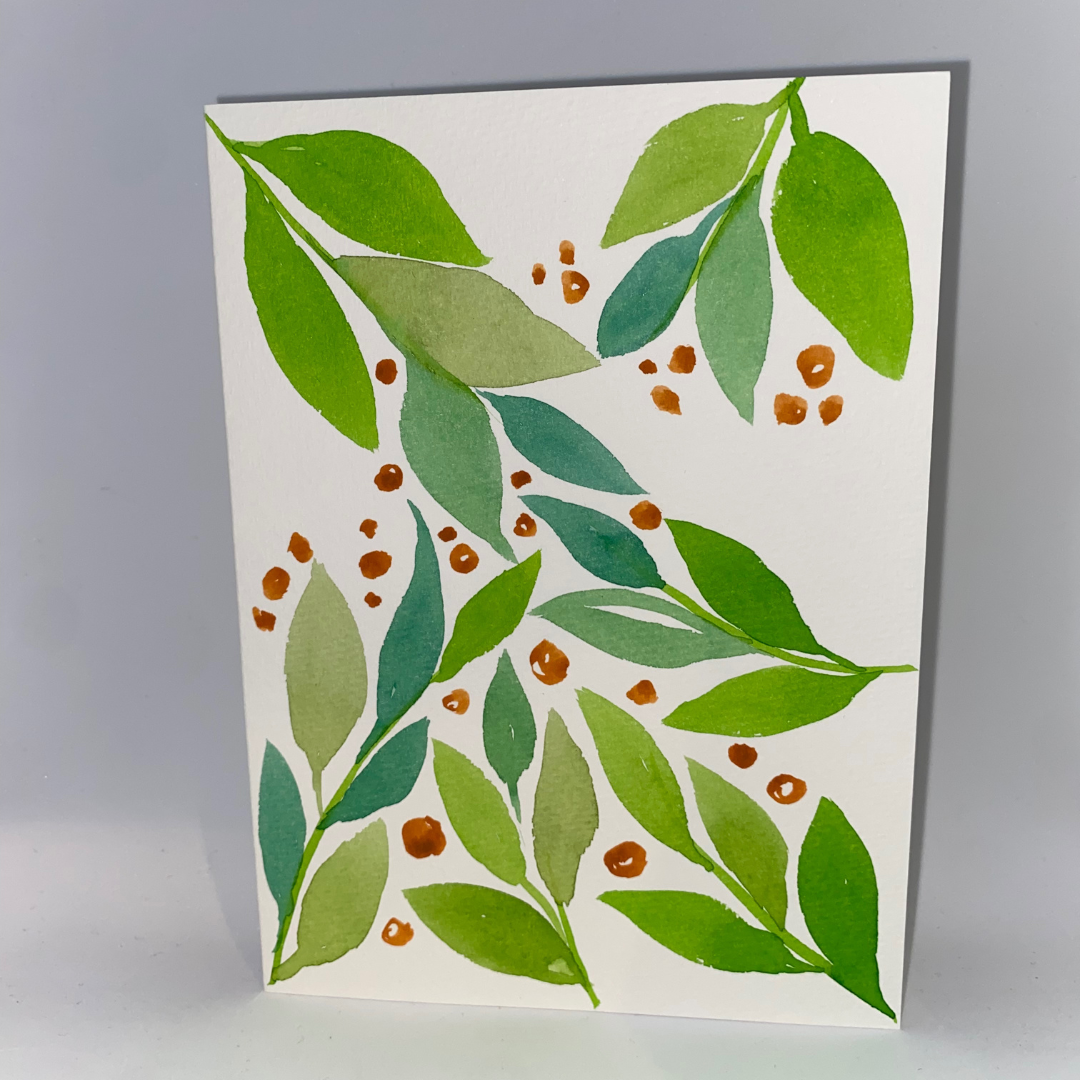 Leaves Postcards