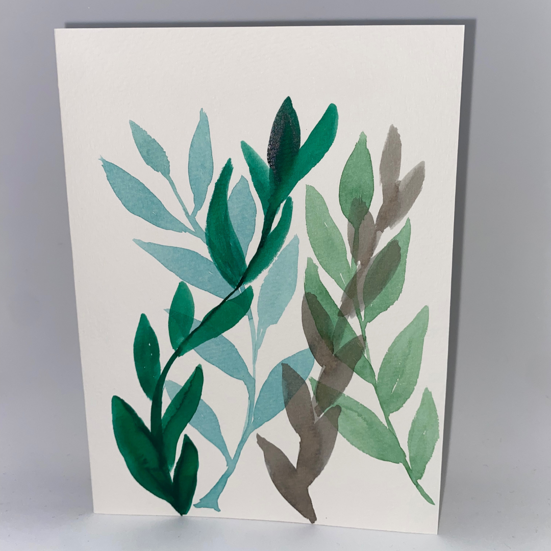 Leaves Postcards