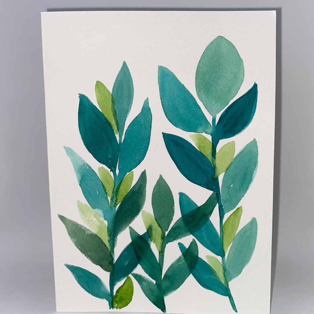 Leaves Postcards