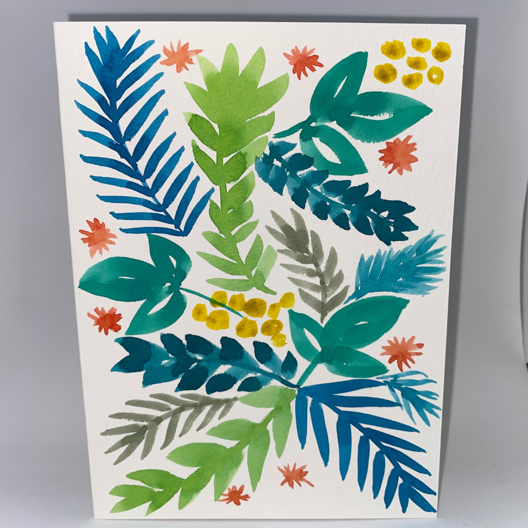 Leaves Postcards