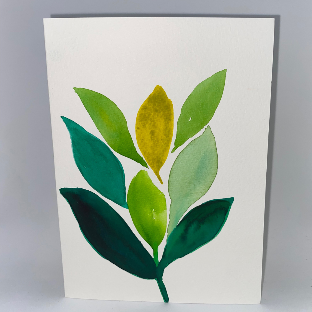 Leaves Postcards