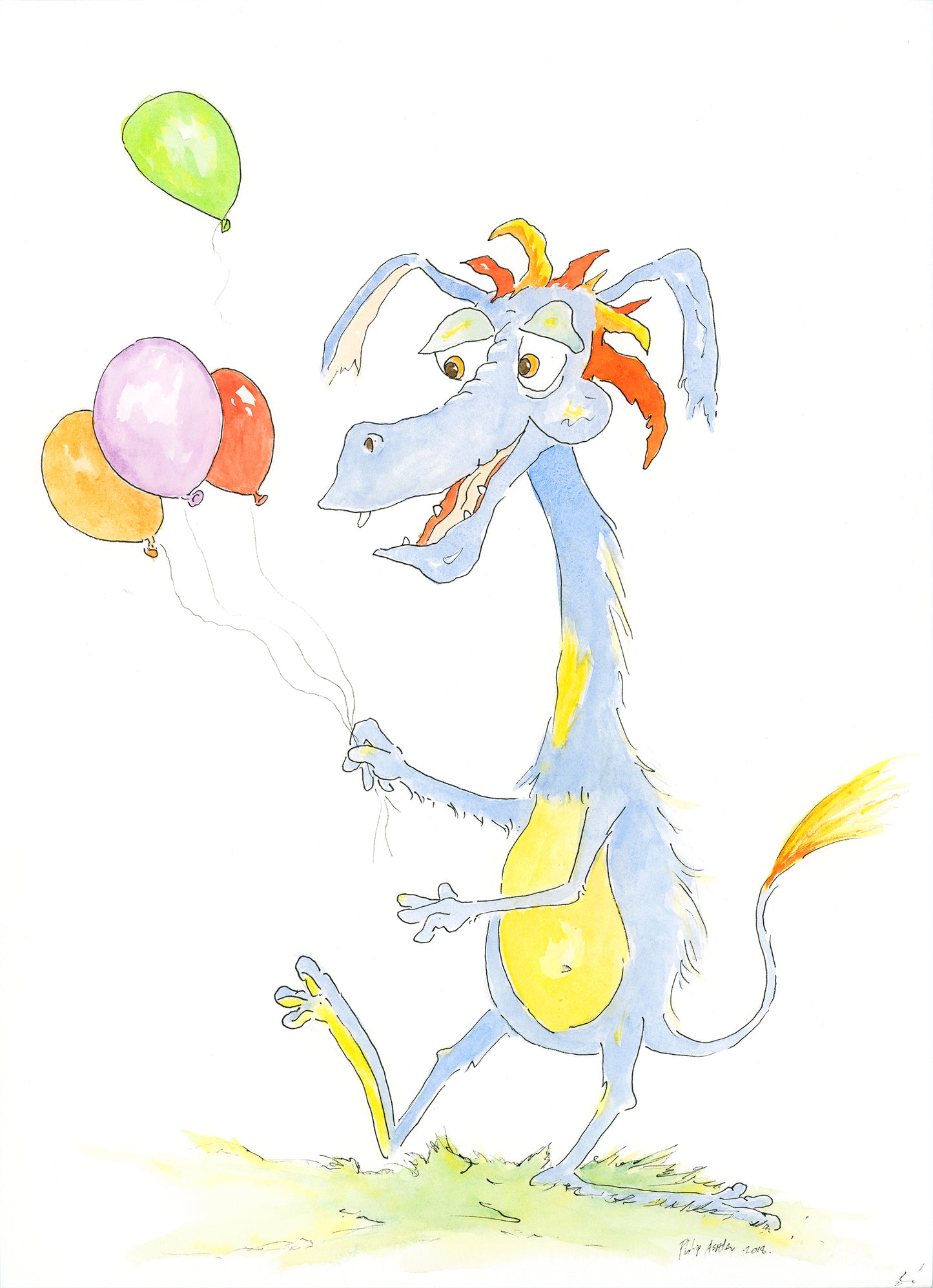 Four balloons