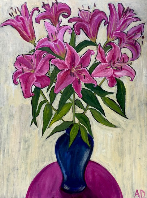 Pink Lilies