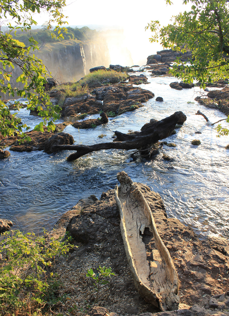 Victora Falls Zambia and Canoe